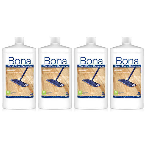4PK Bona 1L Wood Floor Refresher