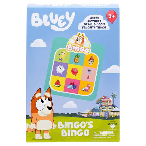 Bluey Bingo's Bingo Express Edition Family Board Card Game