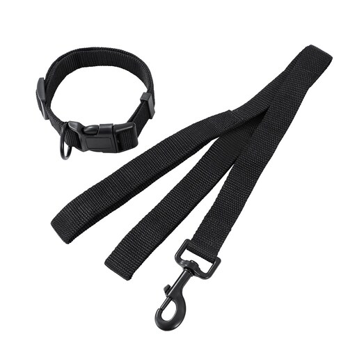2pc Paws & Claws Essentials Dog Collar & Lead Set Assorted