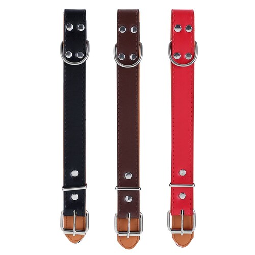 3PK Paws & Claws Premium Original Dog/Pet 44-55x2.5cm Collar Padded L - Assort