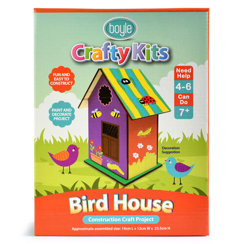 Crafty Kits Bird House Construction Project