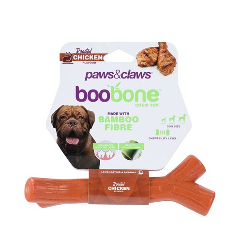 Paws & Claws BooBone Branch Chew Toy - Roast Chicken