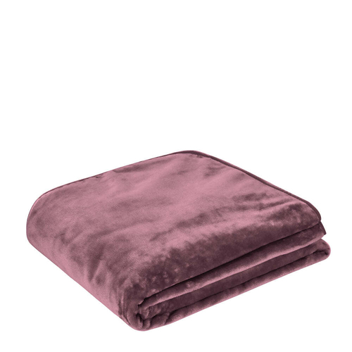 J Elliot Home Mink Polyester 800GSM Queen Blanket - Grape