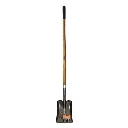 AgBoss Durable Shifting Shovel With Long Wooden Handle Black