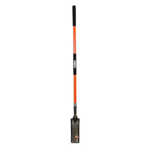 AgBoss Trenching Shovel With Long Fibreglass Handle Orange and Black
