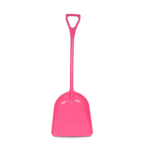 AgBoss Wide Industrial Polypropylene Plastic Grain Shovel Pink