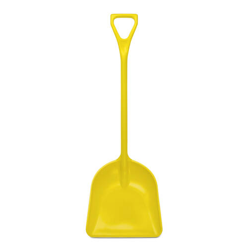 AgBoss Wide Industrial Polypropylene Plastic Grain Shovel Yellow
