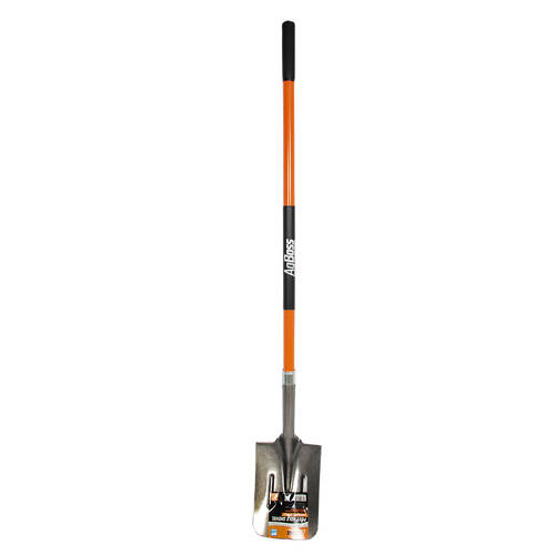 AgBoss Multi Purpose Post Hole Shovel With Straight Handle 40mm Steel Collar