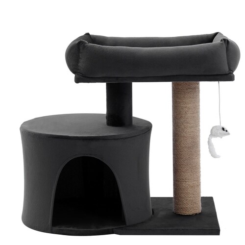 Paws & Claws 50cm Catsby Brighton Condo Cat Tree - Charcoal