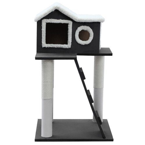 Paws & Claws Catsby Olinda Condo Cat Tree - Charcoal