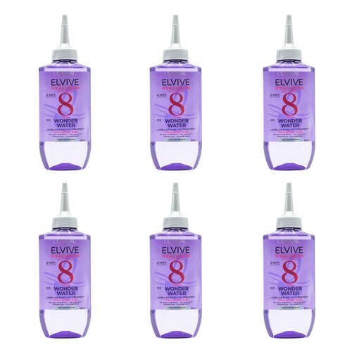 6PK Loreal Paris Elvive Hyaluron Plump 8 Wonder Water 200ml