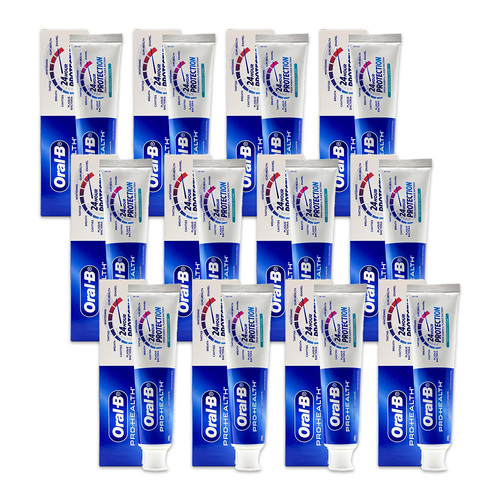 12PK Oral B 200g Fluoride Toothpaste Tube Refreshing Clean