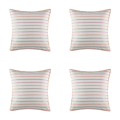 4PK Kas Australia Tarli Euro Throw Pillowcase 65x65cm - Multicoloured