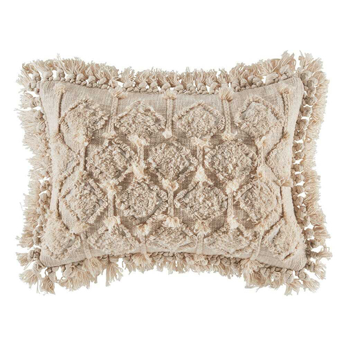 Kas Australia Valeria Filled Cushion Decor Rectangular 40x60cm - Natural
