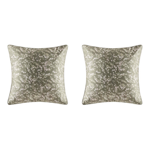 2PK Kas Australia Taneya Euro Throw Pillowcase 65x65cm - Multicoloured