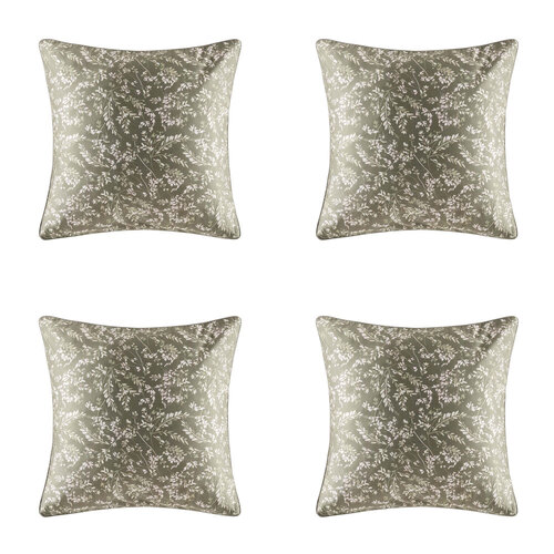 4PK Kas Australia Taneya Euro Throw Pillowcase 65x65cm - Multicoloured