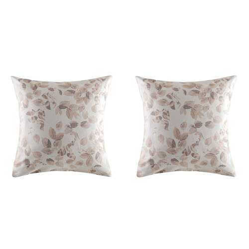 2PK Kas Australia Rosalie Euro Throw Pillowcase 65x65cm - Multicoloured