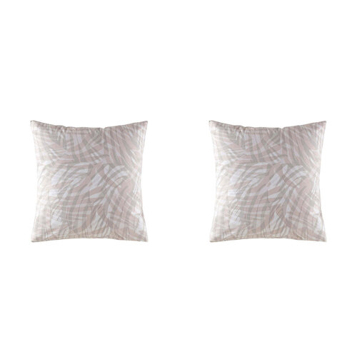 2PK Kas Australia Kalyro Euro Throw Pillowcase 65x65cm - Multicoloured