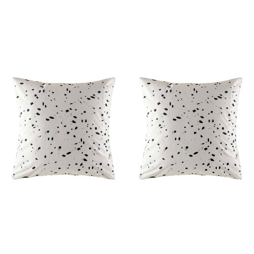 2PK Kas Australia Maier Euro Throw Pillowcase 65x65cm - Multicoloured