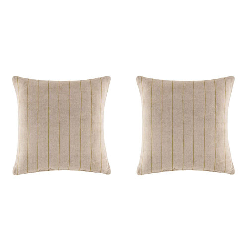 2PK Kas Australia Kew Filled Cushion Decor Square 50x50cm - Olive