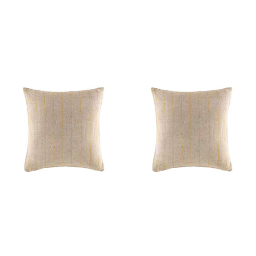 2PK Kas Australia Kew Filled Cushion Decor Square 50x50cm - Yellow