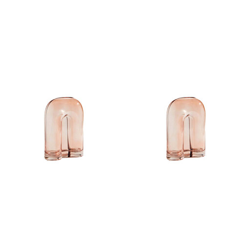 2PK Ben David Arch Large Flower Vase Pink Home/Lounge Decor