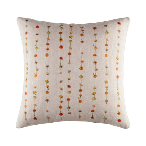 Kas Australia Flora Filled Cushion Decor Square 50x50cm - Multicoloured