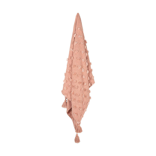 Kas Australia Lia Cotton Throw Home Decor 130x170cm - Pink