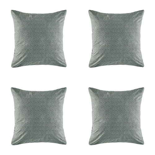 4PK Kas Australia Dandy Euro Throw Pillowcase 65x65cm - Denim