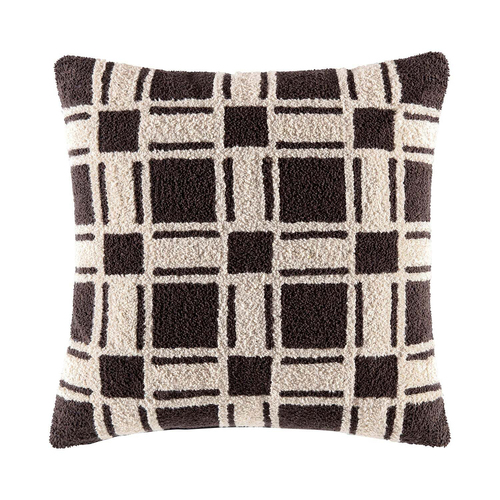 Kas Australia Chuck Filled Cushion Decor Square 50x50cm - Black