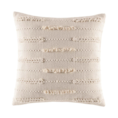 Kas Australia Kenza Filled Cushion Decor Square 50x50cm - Natural