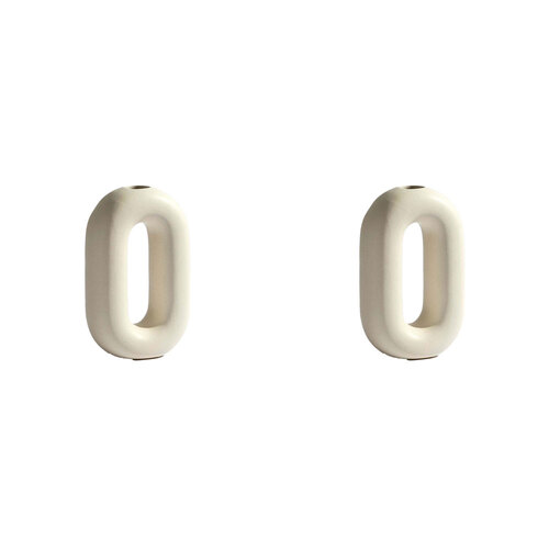 2PK Ben David Pascale Flower Vase Natural Home/Lounge Decor