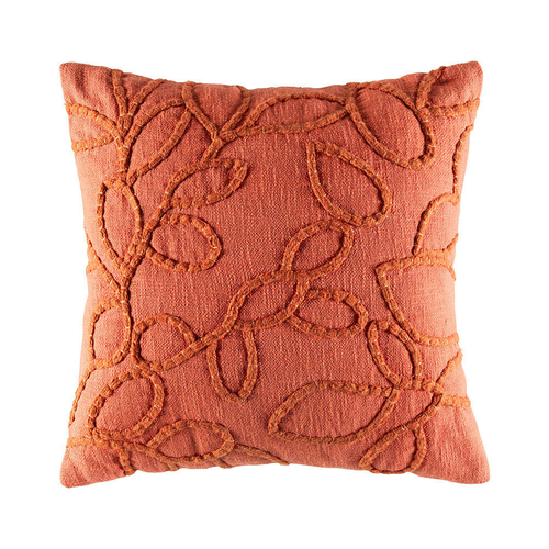 Kas Australia Hampstead Filled Cushion Decor Square 50x50cm - Clay
