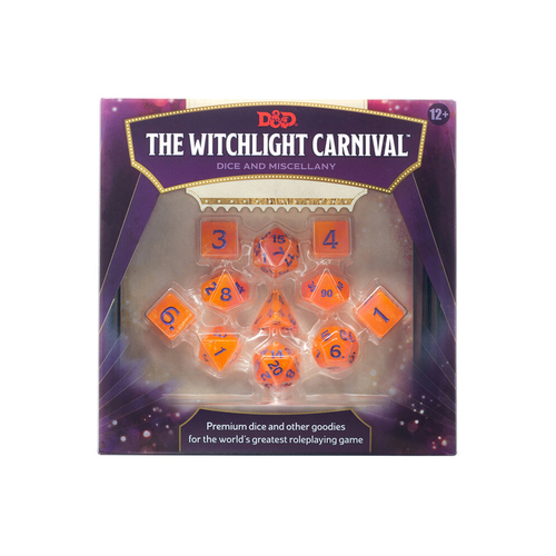 Dungeons & Dragons The Witchlight Carnival Dice & Miscellany Set 12y+