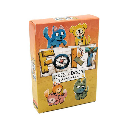Leder Games Fort Cats & Dogs Expansion Kids Card Game 10y+
