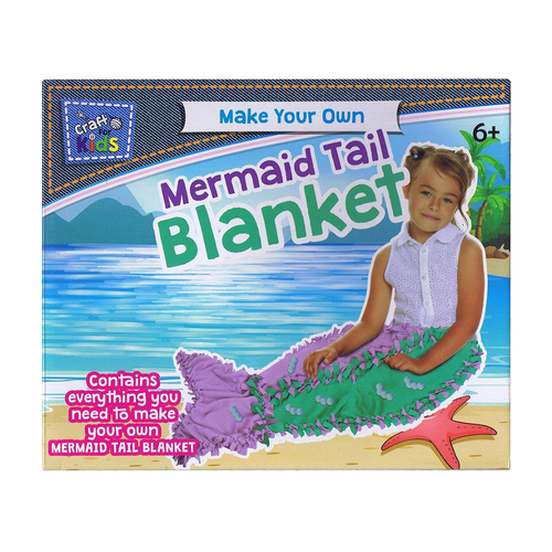Craft For Kids Make Your Own Mermaid Tail Blanket 6y+