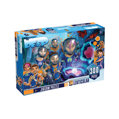 300pc Puzzle Master The Deep 3D Lenticular Jigsaw Puzzle Kids 5y+ Clam