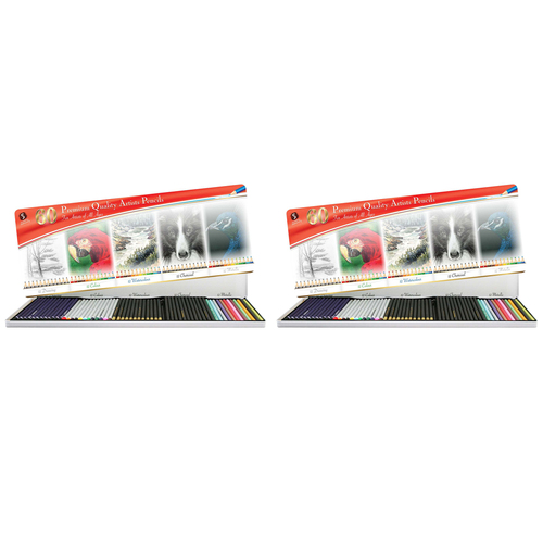 120pc Scribbles Stationery Premium Artist Coloured Pencils