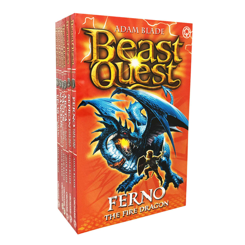 6pc Promotional Beast Quest Series 1 Book Collection Set 8-12Y+