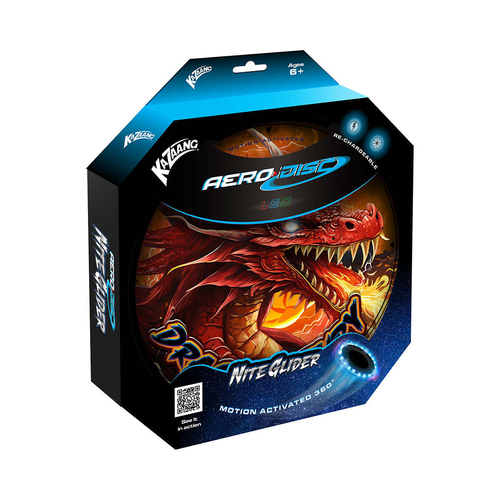 Kazaang Aero Disc Nite Glider Kids/Children Toy - Dragon Fury 8y+