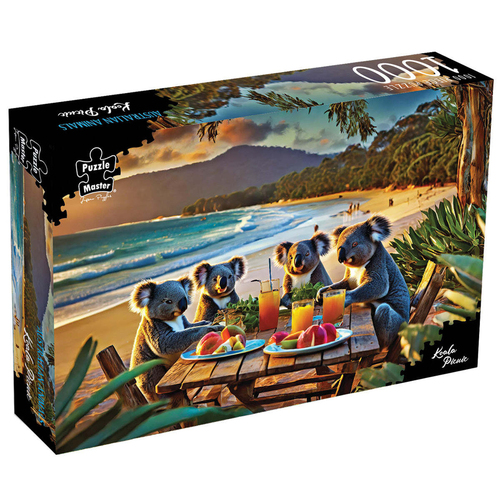 1000pc Puzzle Master Koala Picnic Kids Puzzle 70x50cm