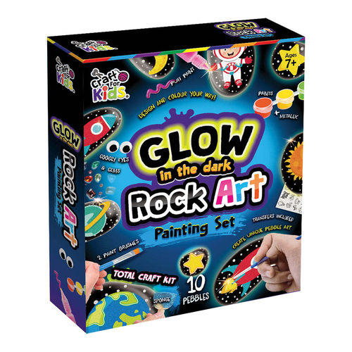 Craft For Kids Glow In The Dark Rock Art Kids Painting Kit 8y+