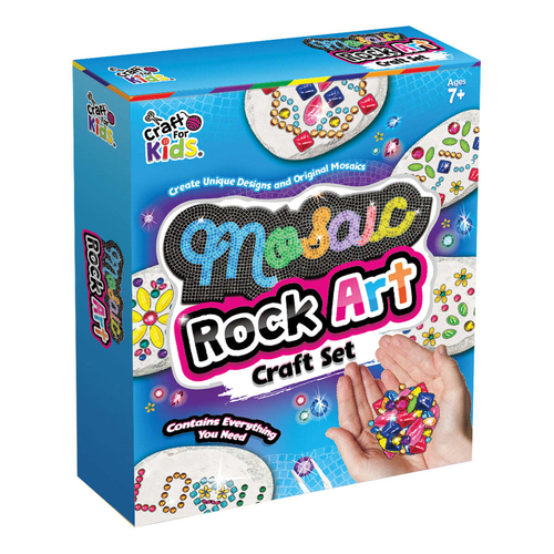 Craft For Kids Mosaic Rock Art Kids/Children Craft Kit Set 8y+