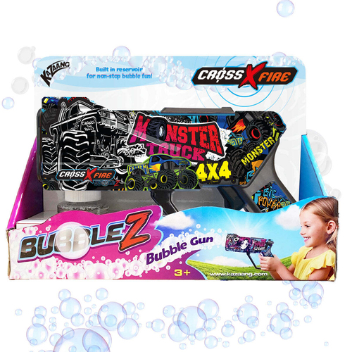 Kazaang CrossXFire BubbleZ Gun Kids Toy - Monster Truck 3y+