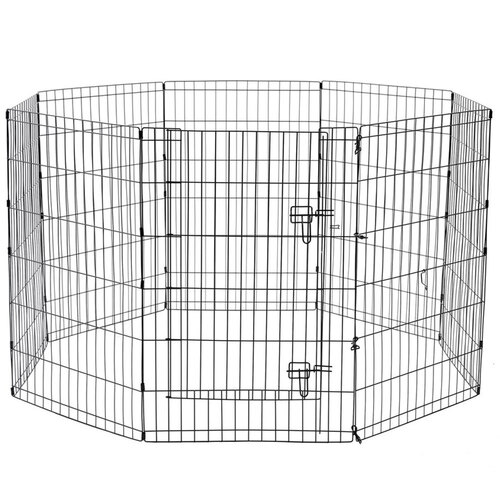 8pc Paws & Claws Pet Play Pen 8 Sided Large 61x91cm