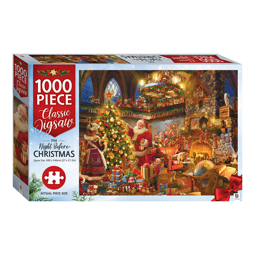 Mindbogglers Night Before Christmas 1000-piece Jigsaw Puzzle 