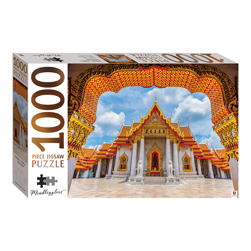 Mindbogglers 1000pc Marble Temple Thailand 546x690mm Jigsaw Puzzle