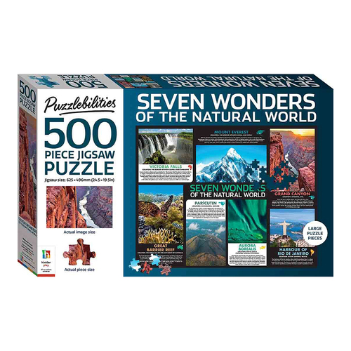 Puzzlebilities Seven Wonders of the Natural World 500pcs Jigsaw Puzzle 