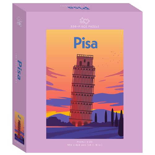 Elevate The Travel Series 500pc Jigsaw Puzzle: Pisa 12y+