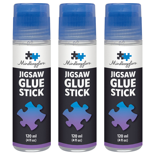 3x Mindbogglers Jigsaw Puzzle Glue Stick For Jigsaw Puzzle 